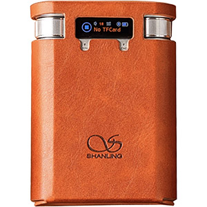 SHANLING protective cover Leatherette, for Shanling H2 Brown : front view